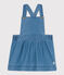 Babies' Sleeveless Light Denim Dress DENIM CLAIR blue