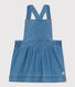 Babies' Sleeveless Light Denim Dress