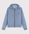 Unisex Stripy Windbreaker SURF blue/MARSHMALLOW white