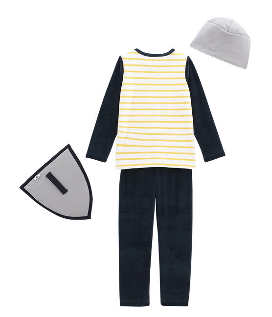 Little boy's pyjamas SMOKING blue/MULTICO white