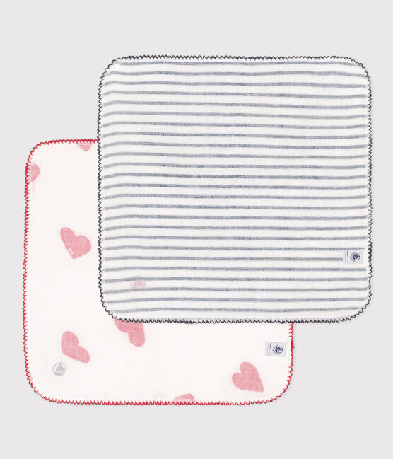 PACK OF 2 COTTON GAUZE HANKIES FOR BABY variante 1