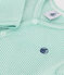 Babies' stripy cotton pyjama suit ALOEVERA green
