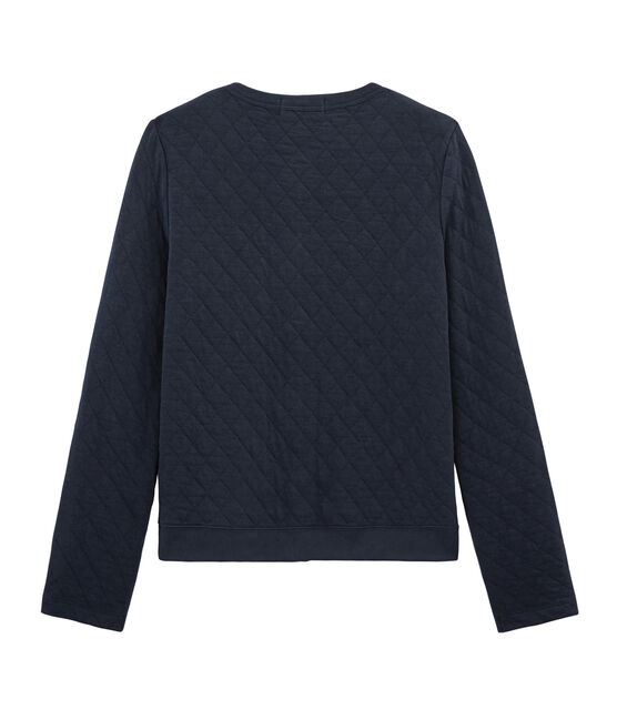 Women's Tube Knit Cardigan SMOKING blue