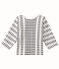 Kimono breton for woman MARSHMALLOW white/SMOKING blue