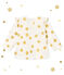 Baby girl's print blouse MARSHMALLOW white/DORE yellow