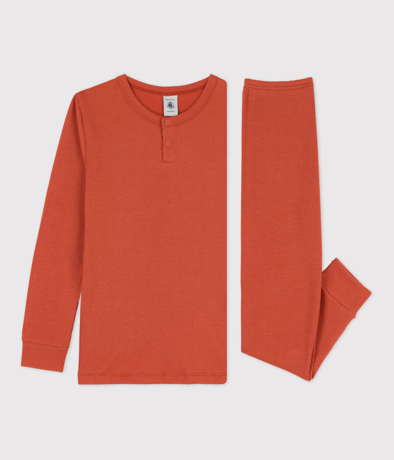 Children's Unisex Cotton/Lyocell Pyjamas BRANDY pink