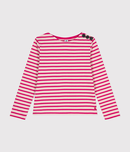 Women's Buttoned Cotton Breton Top SALINE /DELHI