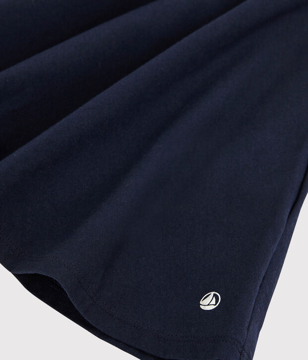 Girls' Short-Sleeved Jersey Dress SMOKING