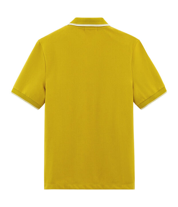 Men's short-sleeved polo shirt green