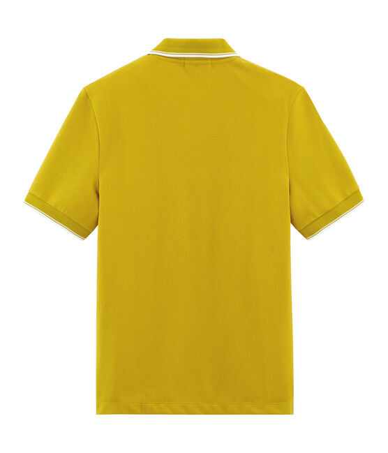 Men's short-sleeved polo shirt BAMBOO green
