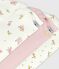 Pack of babies' short-sleeved floral print cotton bodies multicolor