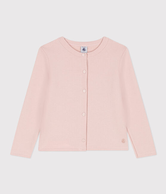 Girls' fleece cardigan SALINE pink