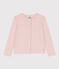 Girls' fleece cardigan SALINE pink