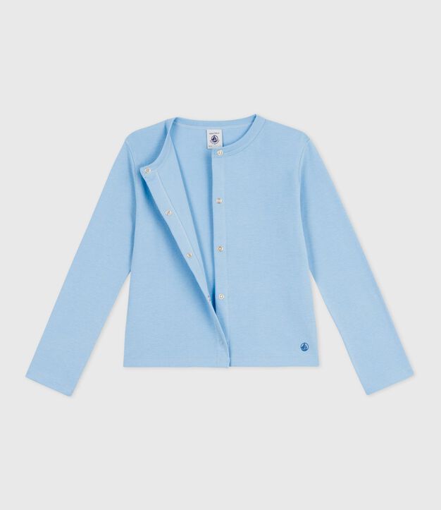Children's plain cotton cardigan FLO