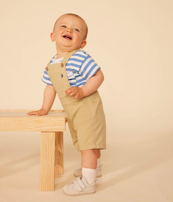 Babies' Short-Sleeved Jersey T-Shirt GAULOISE /MARSHMALLOW