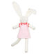 Rabbit in clothing comforter