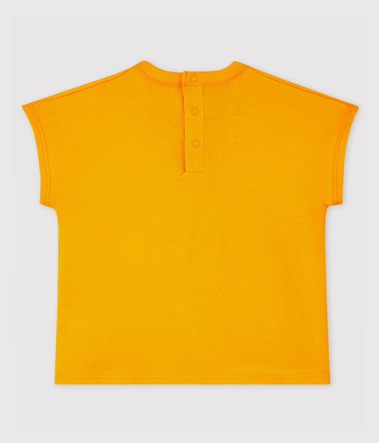 Baby Boys' Short-Sleeved Cotton T-Shirt yellow