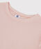 Women's Iconic Round-Neck Cotton T-Shirt GLOVE pink