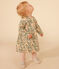Babies' Long-Sleeved Tube Knit Dress and Cotton Leggings AVALANCHE white/MULTICO