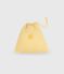 Two-piece newborn baby set with a short jumpsuit and a muslin MARSHMALLOW white/ORGE