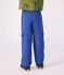 Children's plain Lyocell cargo pants INCOGNITO blue