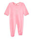 Baby's velour sleepsuit