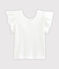 Girls' T-Shirt MARSHMALLOW white
