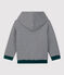 Babies' Sherpa Cardigan MARSHMALLOW white/PINEDE green