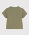 Babies' Short-Sleeved Cotton Gauze Shirt MARECAGE green