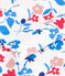 Children's floral printed tube knit pyjamas MARSHMALLOW white/MULTICO white