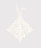 Babies' printed cotton comforter MARSHMALLOW white/MULTICO white