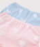 Girls' Heart Pattern Organic Cotton Hipsters - 2-Pack variante 1