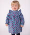 Babies' long-sleeved apple-print corduroy dress ADRIATIC blue/MULTICO