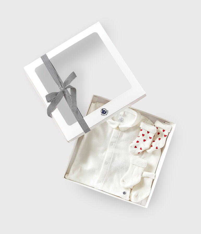 Baby bodysuit and socks gift box multicolor