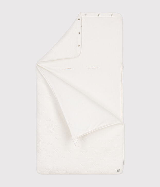 Tube knit baby nest white