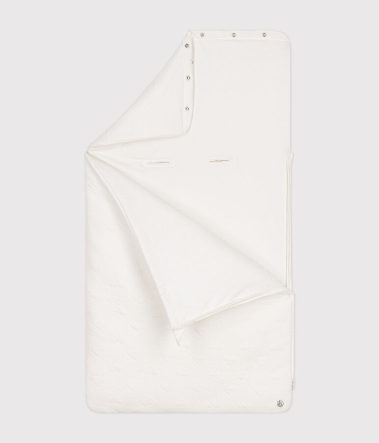 Tube knit baby nest white