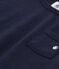 Babies' Short-Sleeved Slub Jersey T-Shirt SMOKING blue