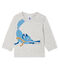 Baby Boys' Long-Sleeved T-Shirt BELUGA CHINE CN grey