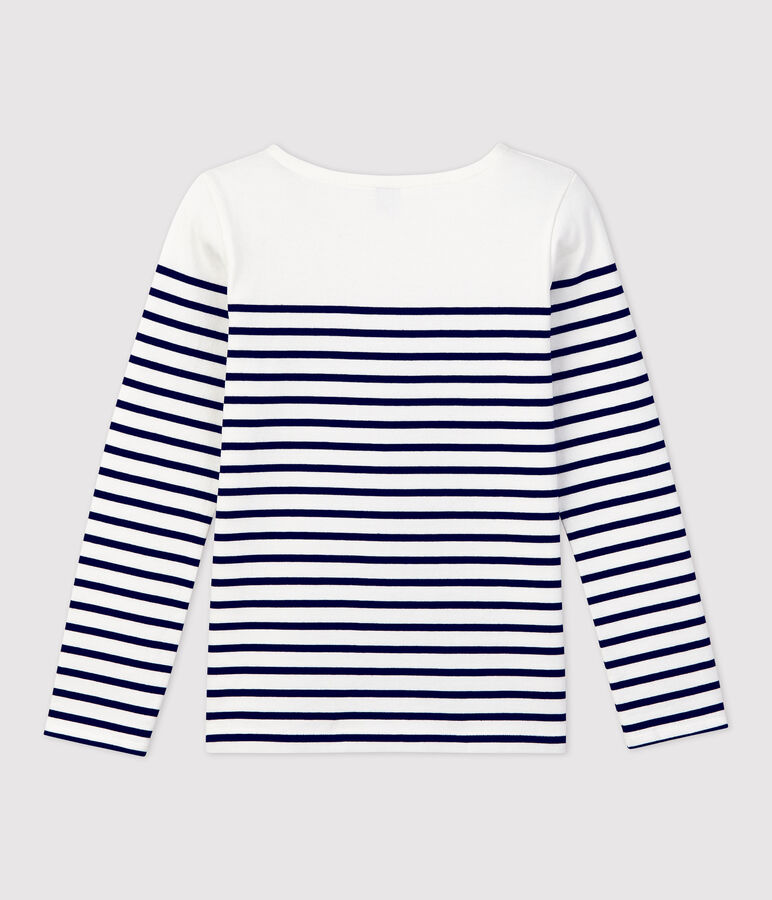 Women's Breton Cotton Top white/blue
