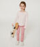 Girl's Sailor Top MARSHMALLOW white/JOLI BRILLANT pink