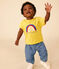 Babies' Short-Sleeved Lightweight Jersey T-Shirt NECTAR yellow