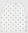 Babies' Quilted Organic Cotton Gilet MARSHMALLOW+GRIS white/MULTICO