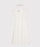 Children's fancy dress nightdress and tiara in cotton MARSHMALLOW white/MULTICO white
