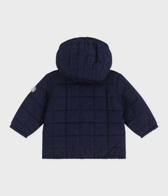 Babies' light plain puffer jacket SMOKING blue