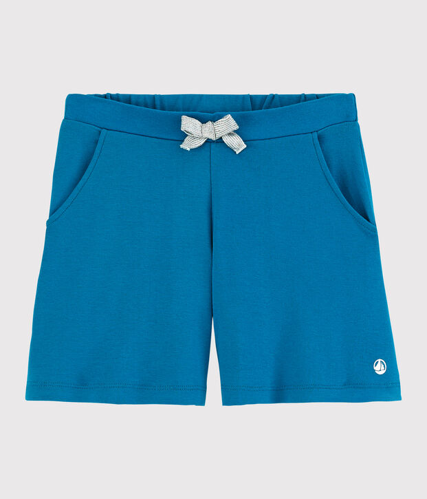 Girl's Cotton Shorts blue