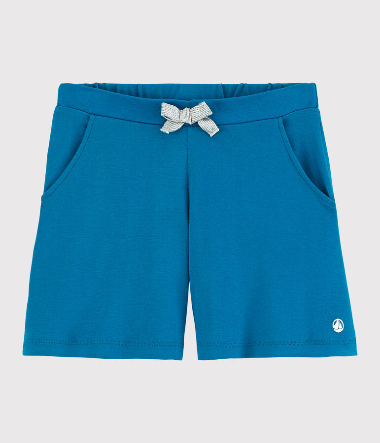 Girl's Cotton Shorts blue