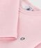 Children's long-sleeved plain wool and cotton t-shirt JOLI pink