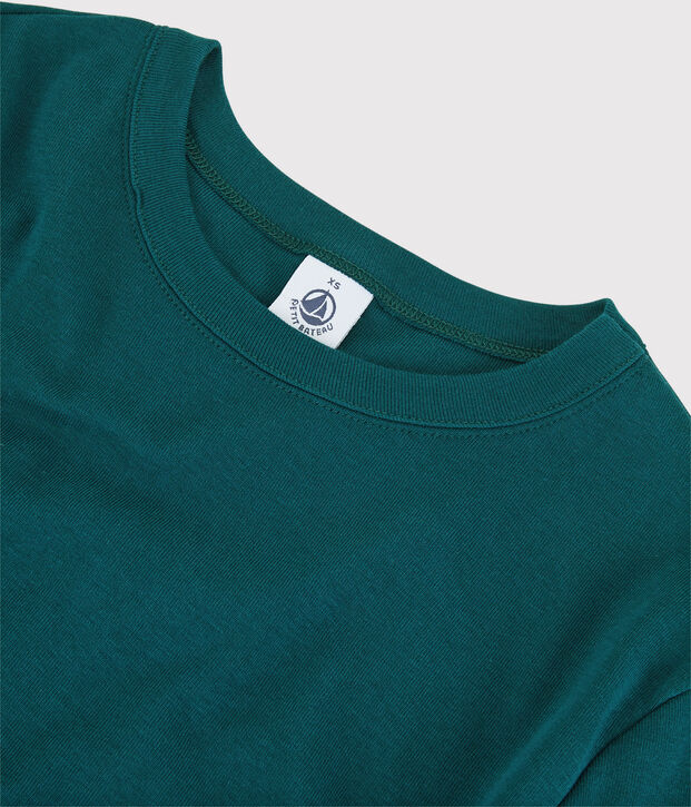 Women's Iconic Round-Neck Cotton T-Shirt green