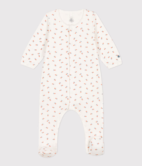 Floral Tube Knit Bodyjama MARSHMALLOW white/MULTICO white
