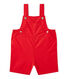 Baby boys' striped short dungarees